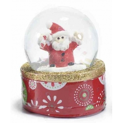 Christmas snowball, santa claus